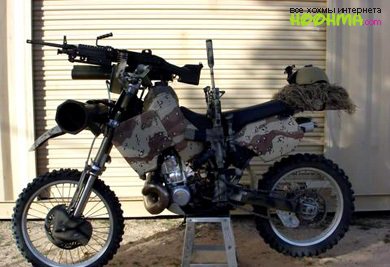 Очередная разработка - боевой мотоцикл