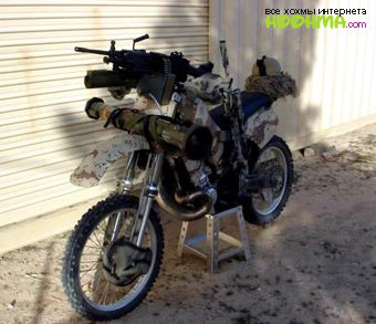 Очередная разработка - боевой мотоцикл