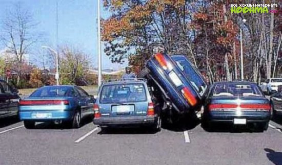 Правильная парковка автомобиля