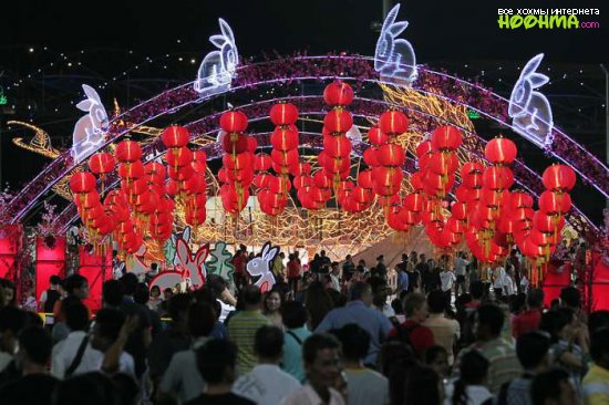 Начало китайского нового года 2011