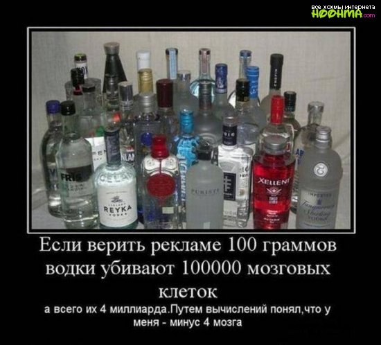 Демотиваторы про алкоголь