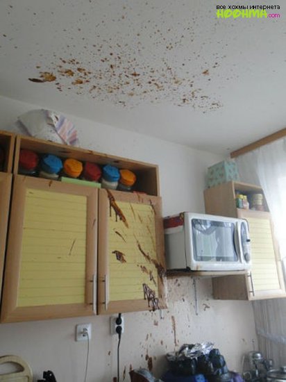 Небольшой взрыв на кухне