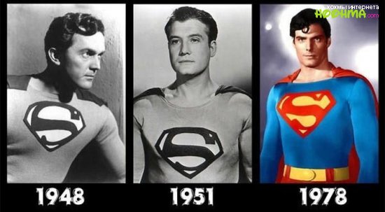 Как менялись костюмы супер героев