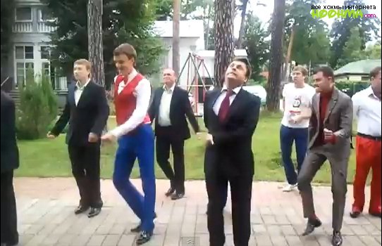 Пародия на танец Медведева